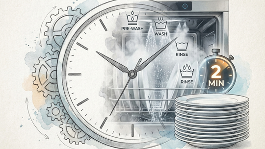 Jak długo trwa cykl mycia w zmywarce gastronomicznej?