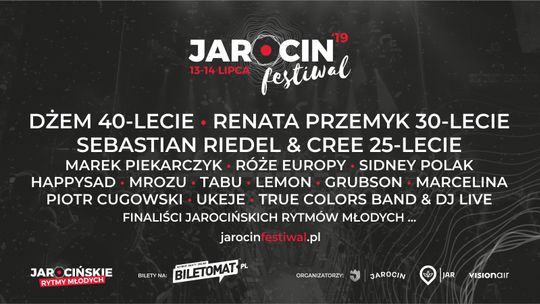 Jarocin Festiwal 2019: Kto zagra?