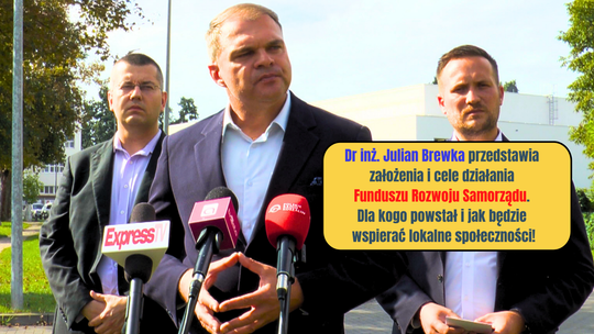 Julian Brewka przedstawia założenia Funduszu Rozwoju Samorządu
