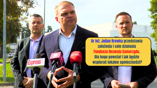 Julian Brewka przedstawia założenia Funduszu Rozwoju Samorządu