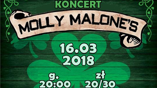 Koncert MOLLY MALONES i impreza z okazji dnia Świętego Patryka!