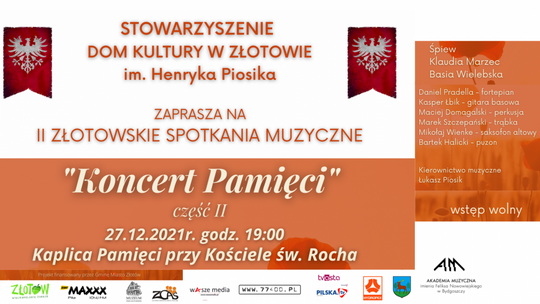 Koncert Pamięci w ramach II Złotowskich Spotkań Muzycznych