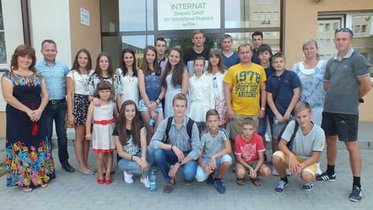 Młodzież z Ukrainy na wakacjach w Pile