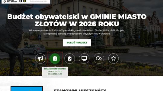 Ostatni dzień składania projektów do Budżetu Obywatelskiego Złotów 2026