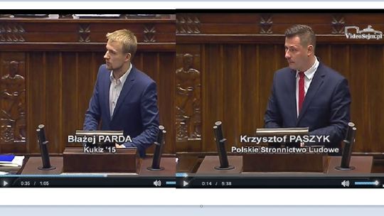 Pierwsze wystąpienia nowych posłów 