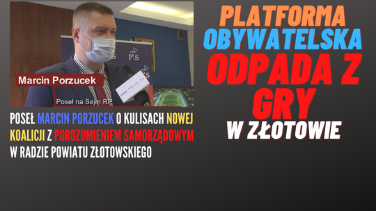 Platforma Obywatelska odpada z koalicji w powiecie złotowskim