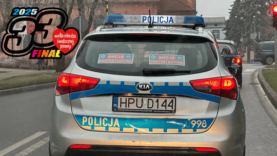 Policja wspiera WOŚP, choć sama potrzebuje orkiestry