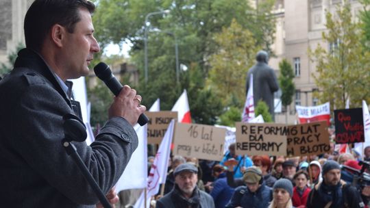 Protest ZNP w Poznaniu