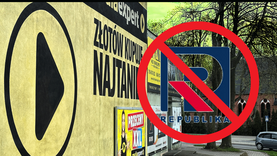 Reklamy złotowskiej firmy Media Expert znikną ze stacji Republika?