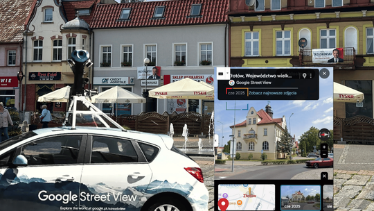 Samochód Google na ulicach Złotowa. Gigant map uaktualnia mapy Złotowa i gminy