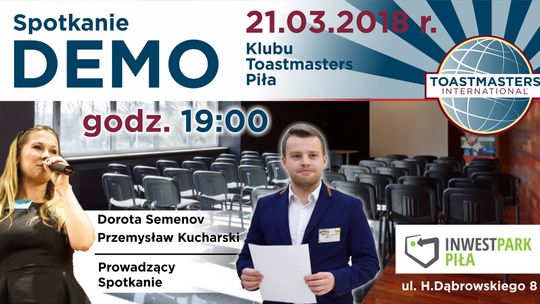 Toastmasters zapraszają na spotkanie demonstracyjne