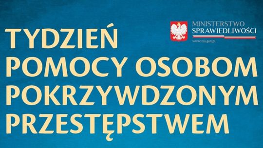 Tydzień Pomocy Osobom Pokrzywdzonym Przestępstwem.