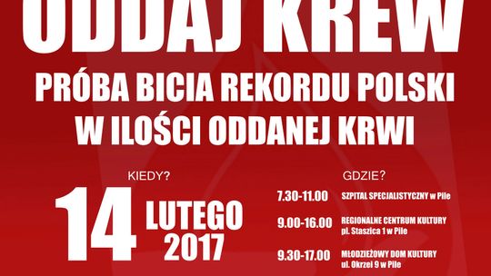 W Walentynki bijemy rekord Polski!