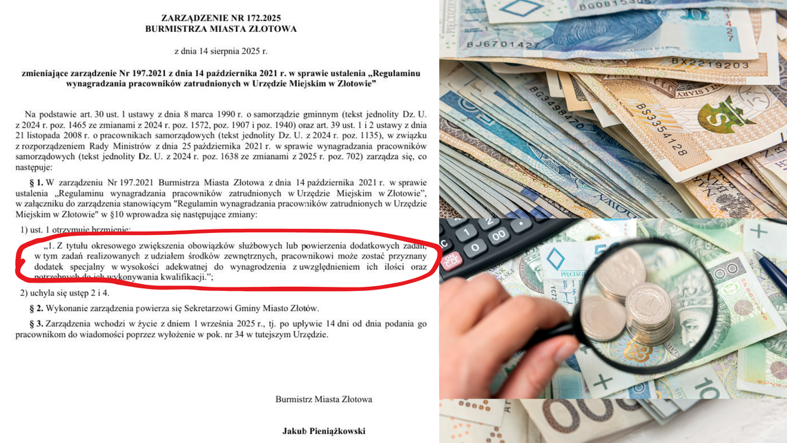 Adekwatne premie! Nowy sposób na kasę w Złotowie