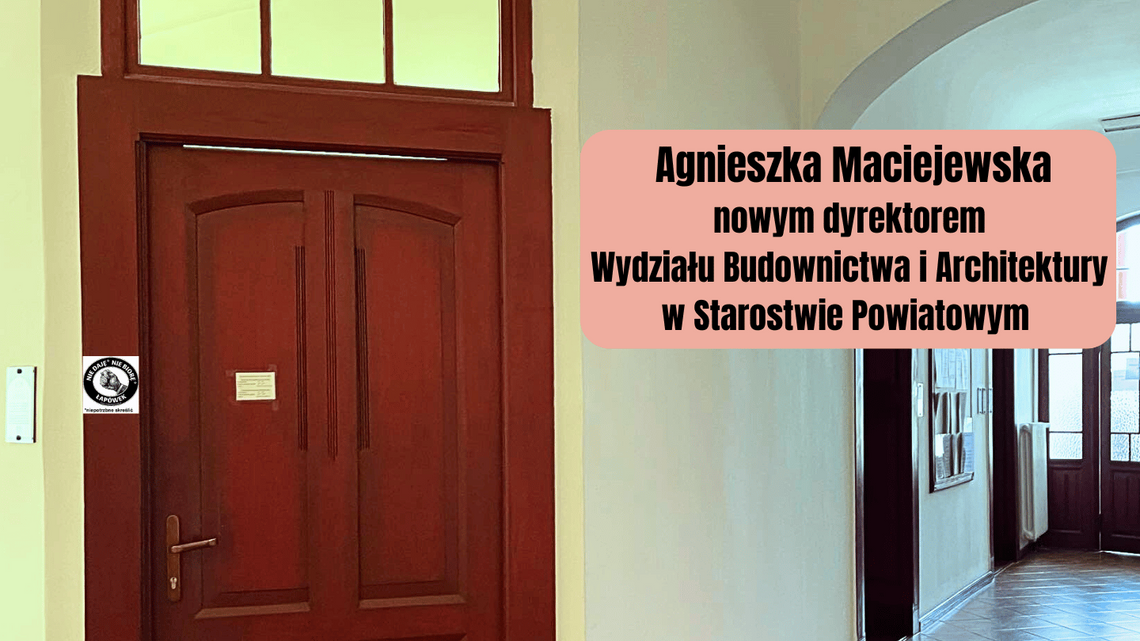 Agnieszka Maciejewska nowym dyrektorem Wydziału Budownictwa i Architektury w Złotowie