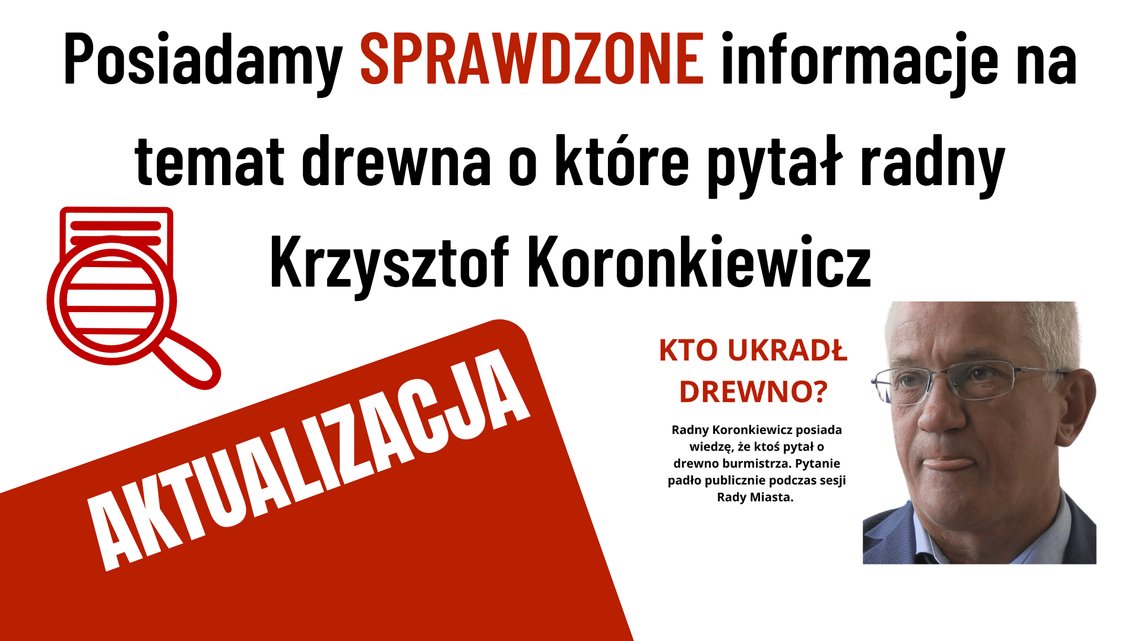 Dochodzenie w sprawie drewna z pomostów wyjaśnione!