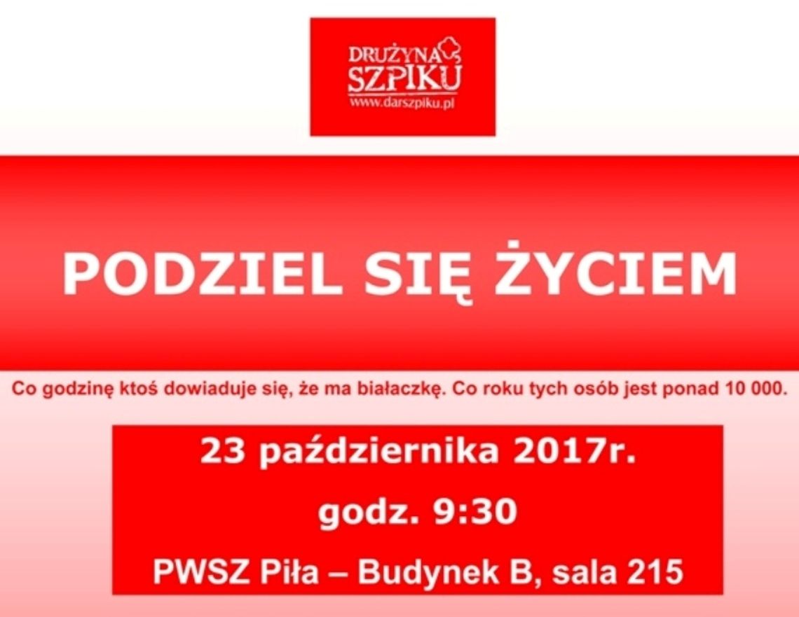 Dzielimy się życiem – Akcja dla postrzelonego policjanta 