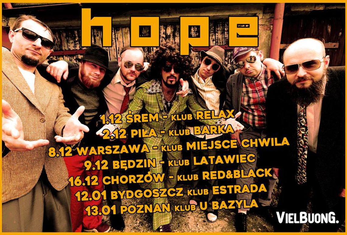  HOPE 2 grudnia 2017 (sobota) w Klubie BARKA