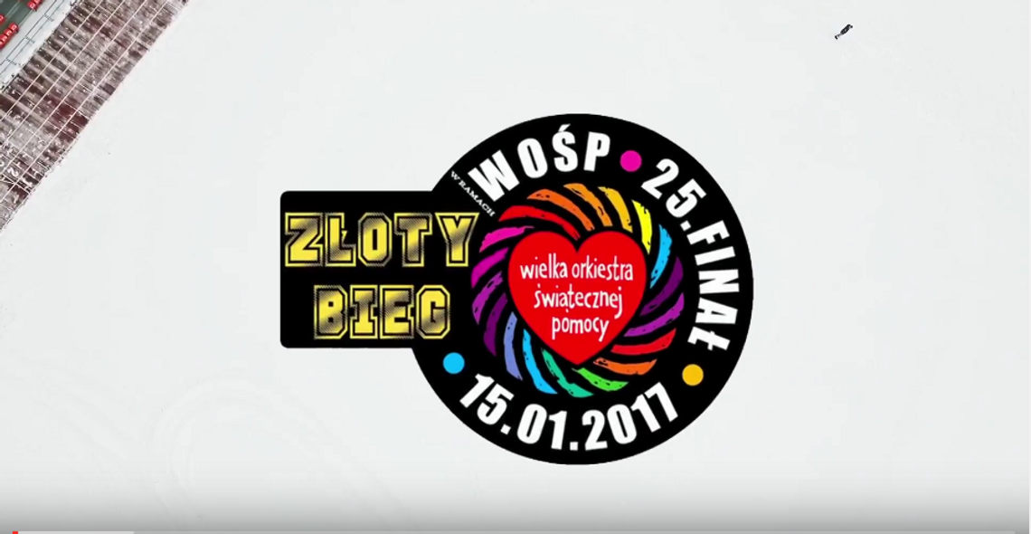 I Złoty Bieg w Złotowie z okazji WOŚP - wideo relacja