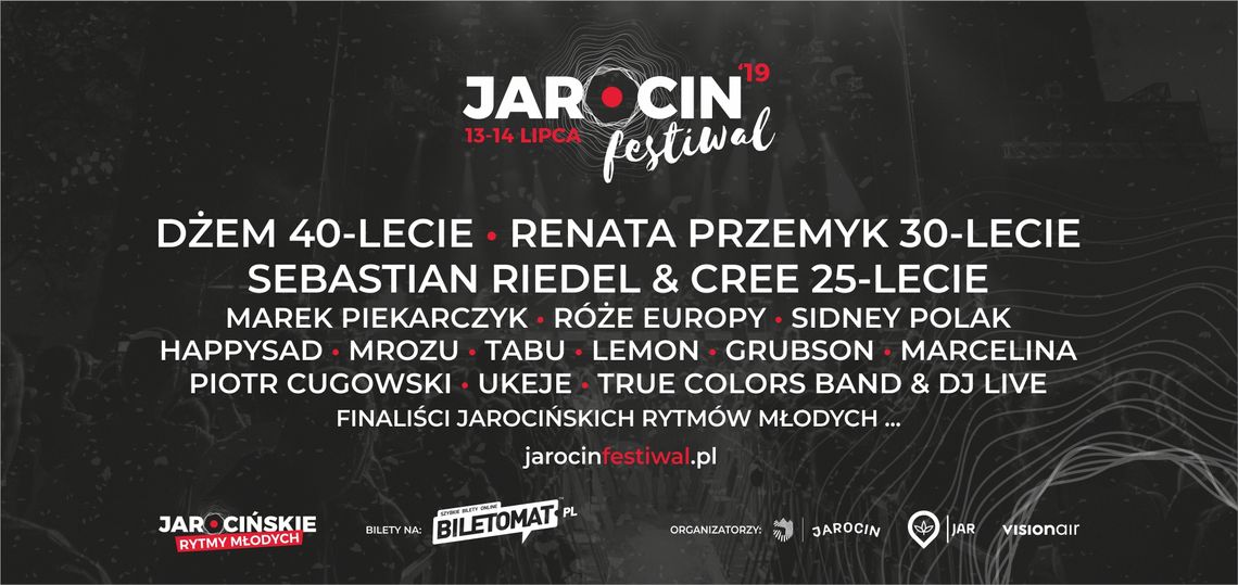 Jarocin Festiwal 2019: Kto zagra?