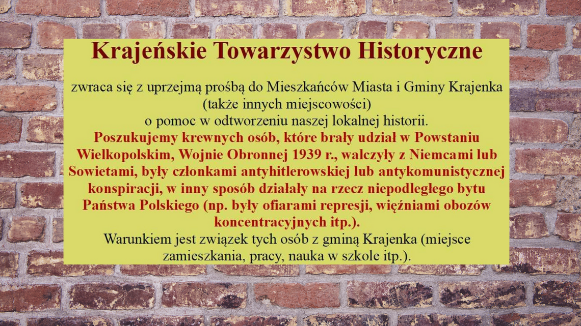 Krajeńskie drogi do Niepodległej