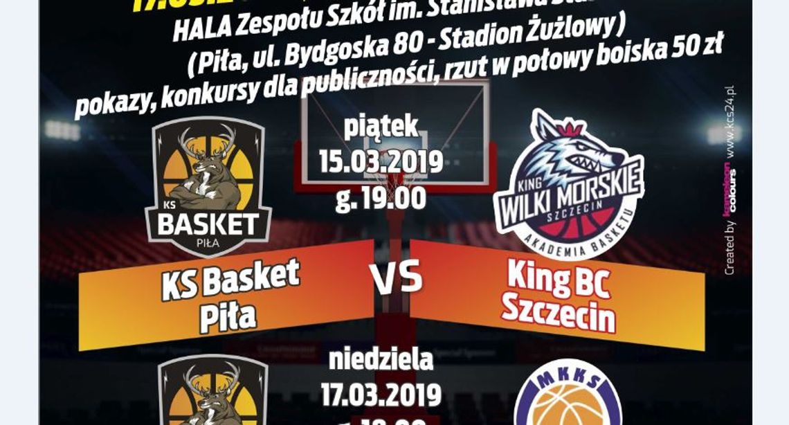 KS Basket w kolejnym etapie do awansu, spotkanie drużyną King BC Szczecin.