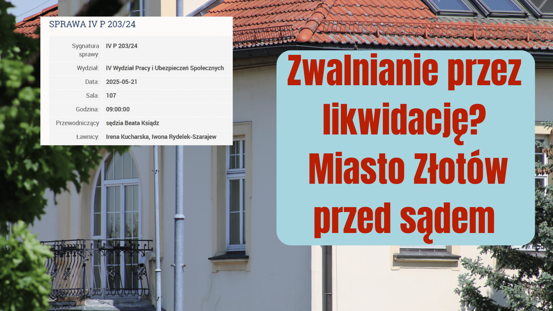 Miasto Złotów w sądzie z kierownikiem USC. Czy ugoda to dowód kapitulacji?