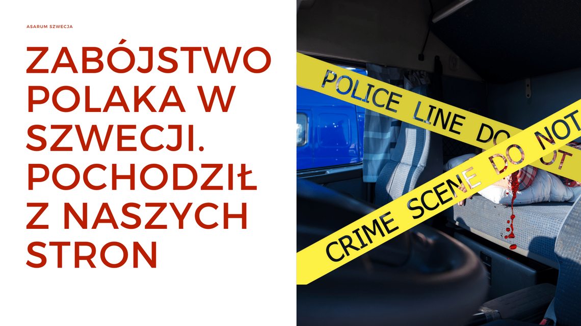 Morderstwo w Szwecji. Gruzin zabił osobę związaną z Krajenką i Piłą