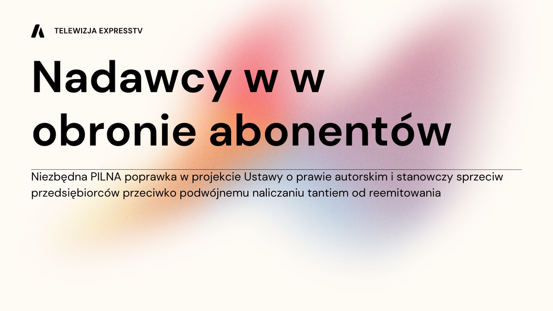 Nadawcy w w obronie abonentów