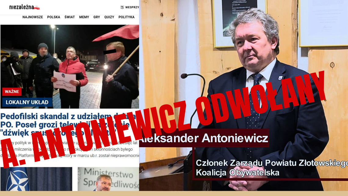 Odwołali Antoniewicza z zarządu powiatu!