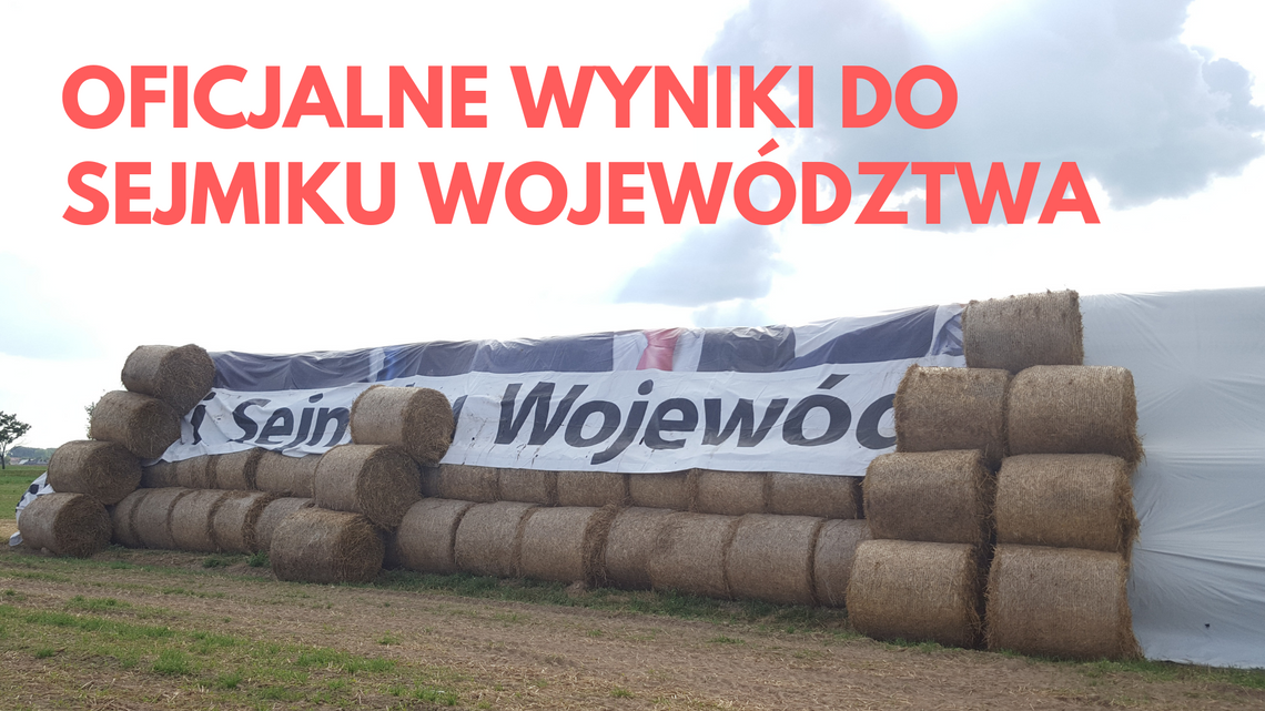 Oficjalne wyniki wyborów do sejmiku województwa wielkopolskiego