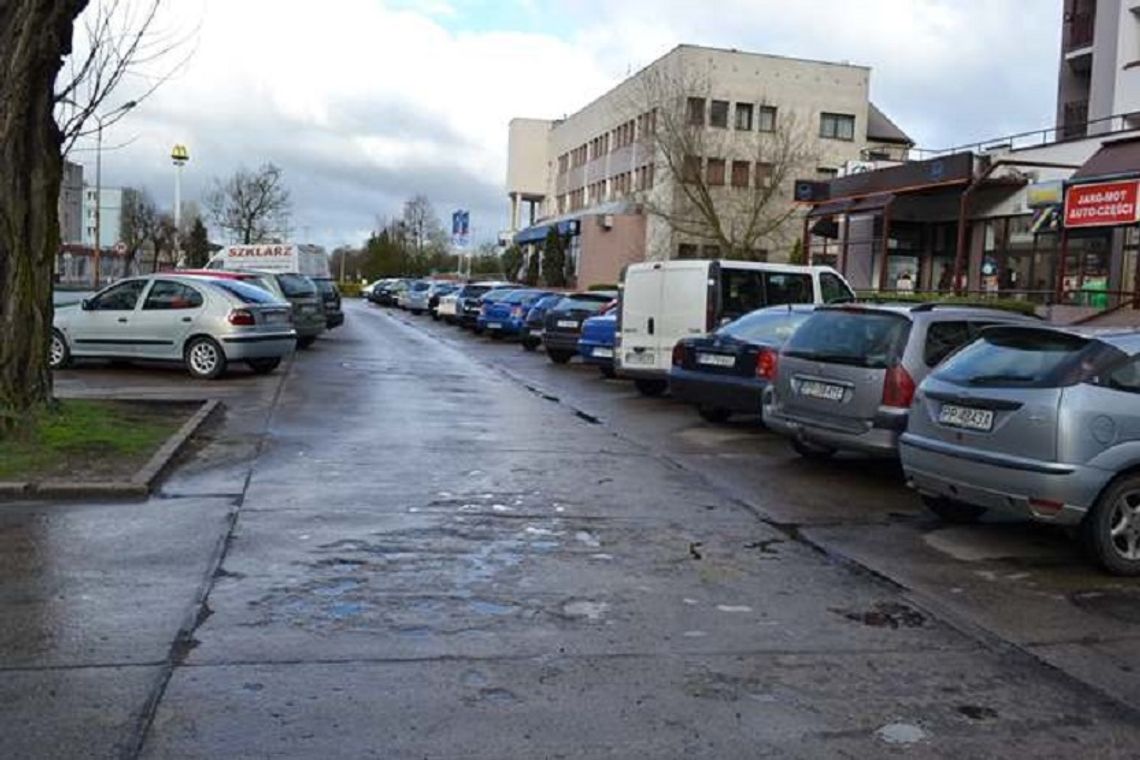 Parking przy ulicy Bydgoskiej do remontu. 