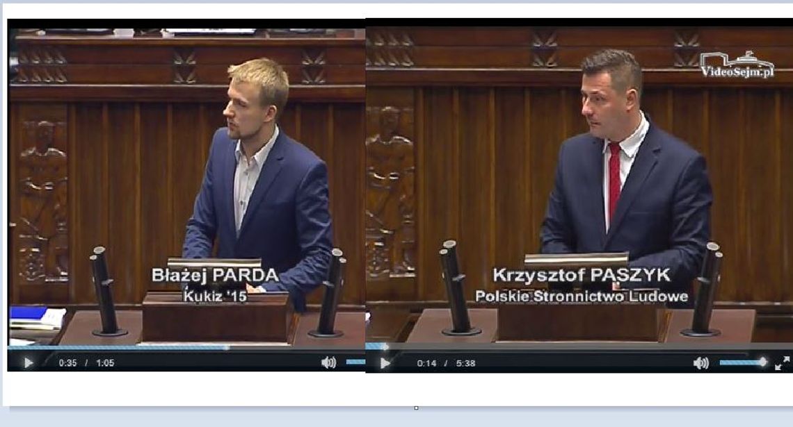 Pierwsze wystąpienia nowych posłów 