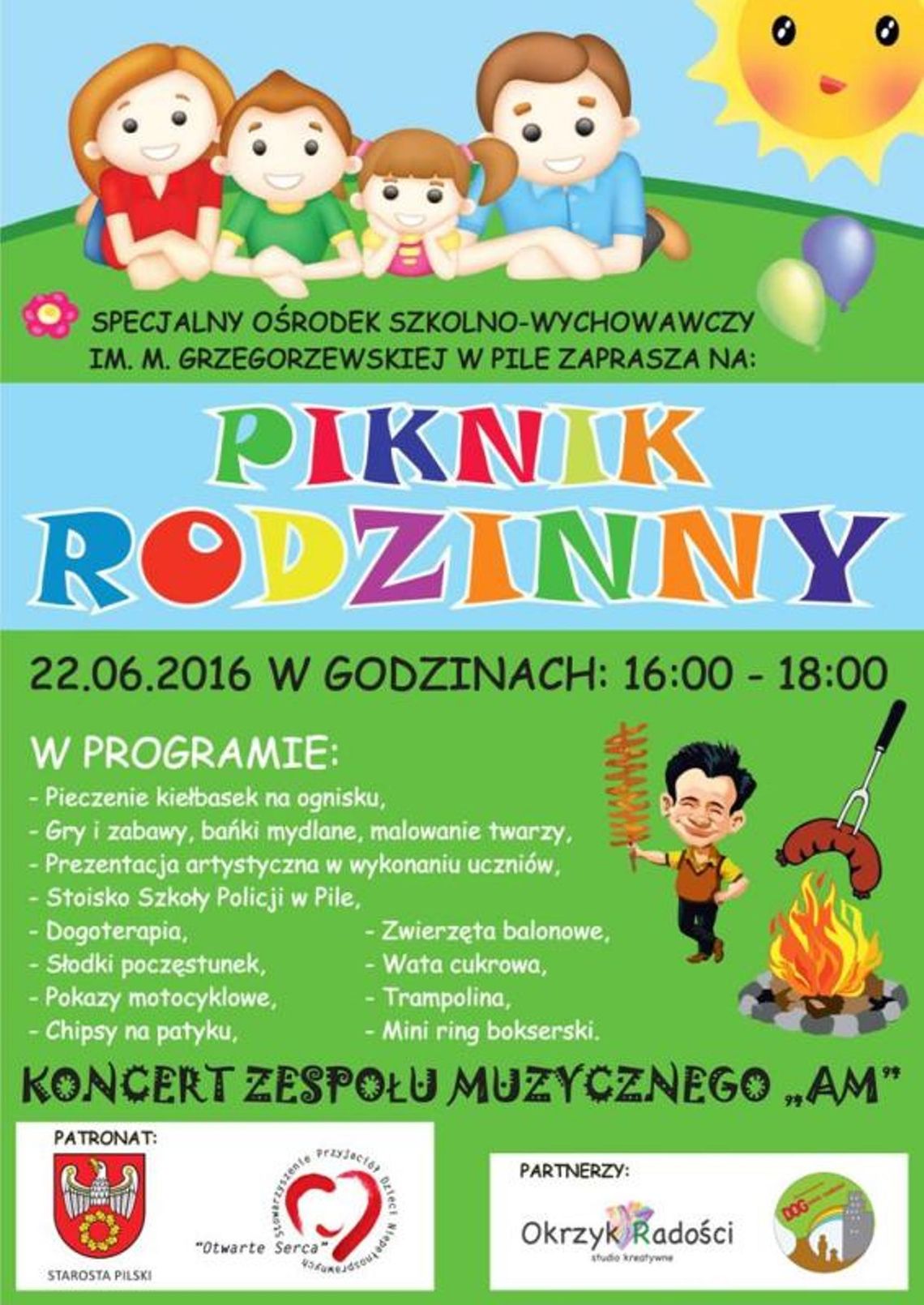 Piknik Rodzinny w Specjalnym Ośrodku Szkolno-Wychowawczym w Pile