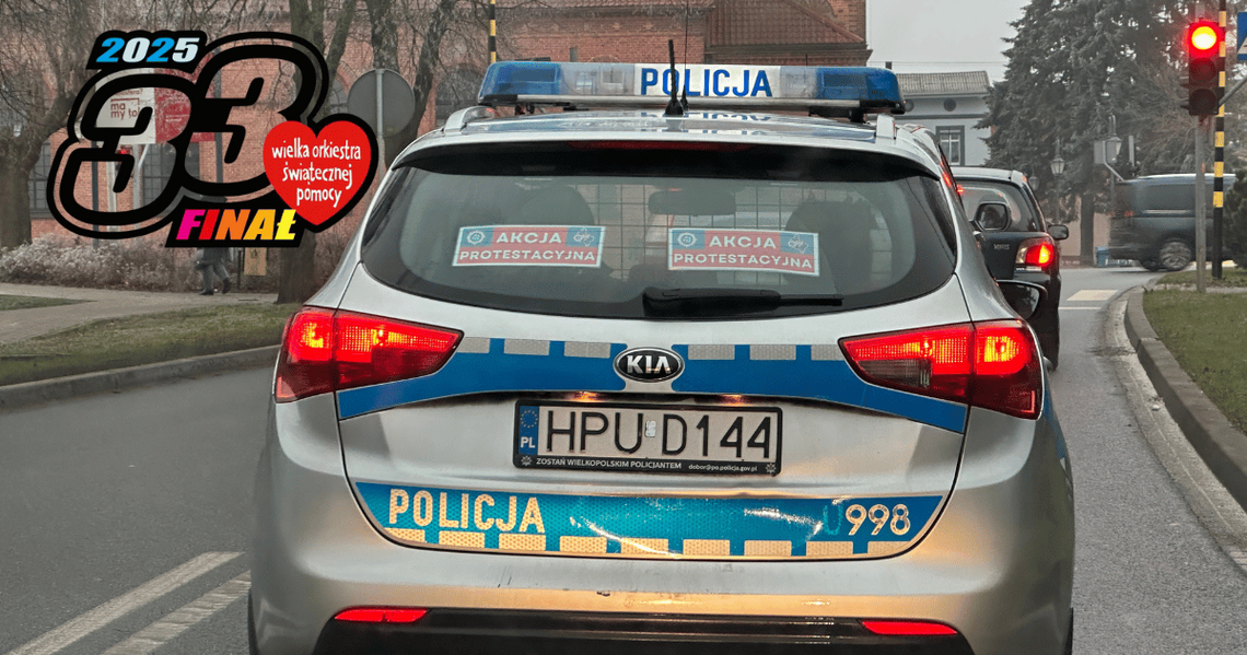 Policja wspiera WOŚP, choć sama potrzebuje orkiestry