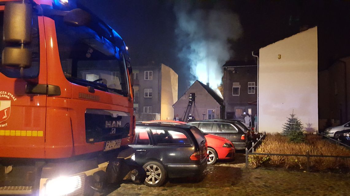 Pożar budynku mieszkalnego w Złotowie