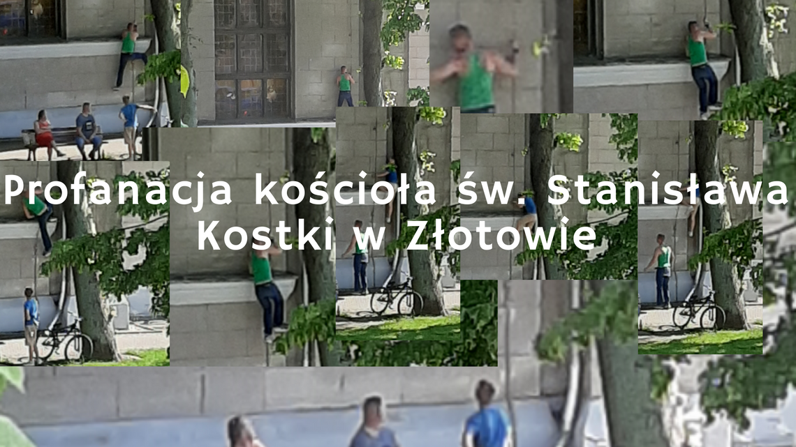 Profanacja kościoła św. Stanisława Kostki w Złotowie