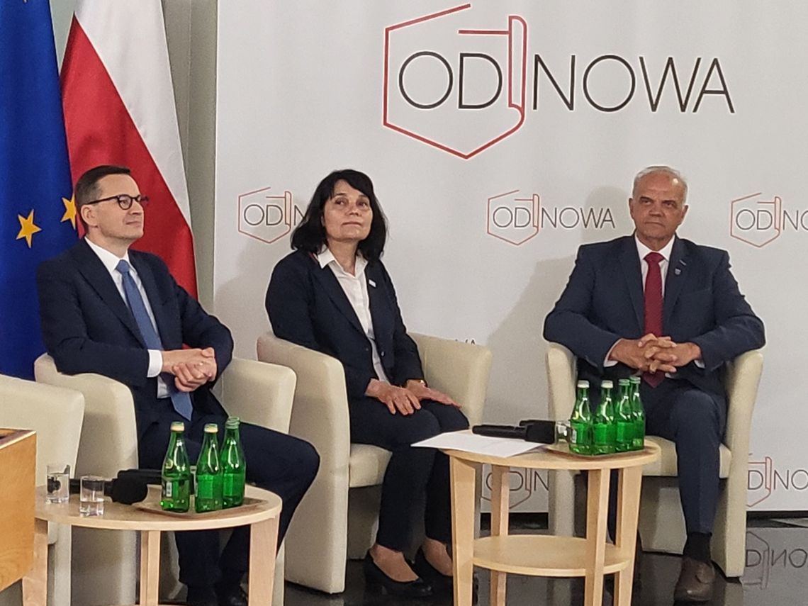 Starosta Ryszard Goławski wystąpił w panelu dyskusyjnym z premierem RP Mateuszem Morawieckim