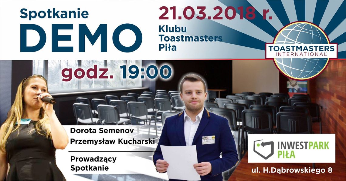 Toastmasters zapraszają na spotkanie demonstracyjne