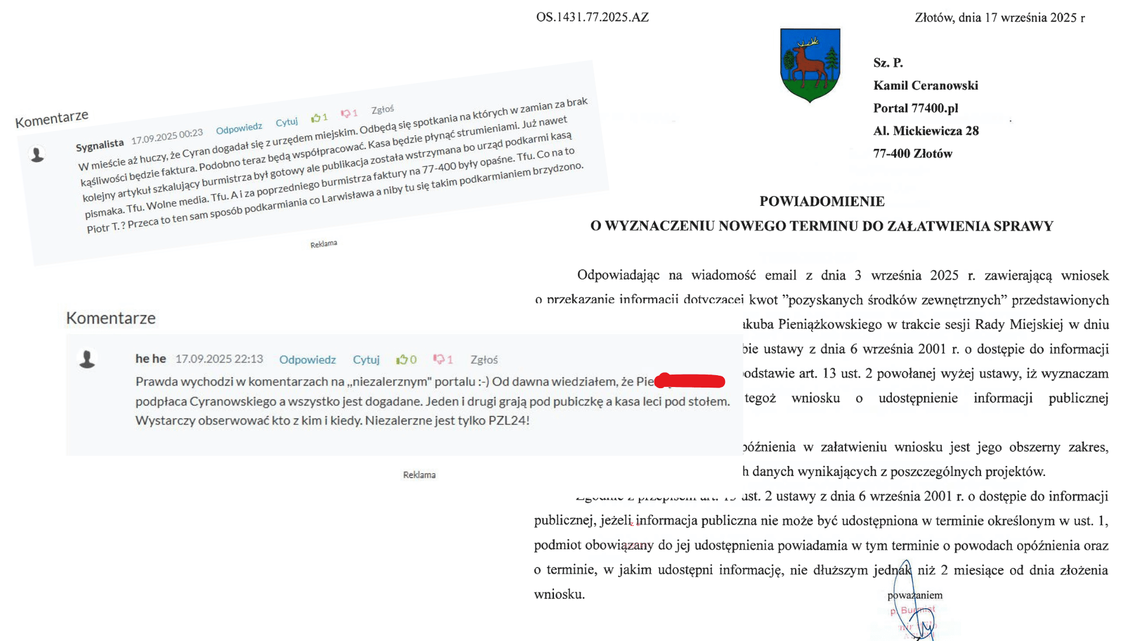 W mieście aż huczy, że Cyran dogadał się z urzędem miejskim