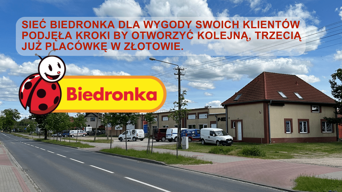 W Złotowie powstaje trzeci market Biedronki