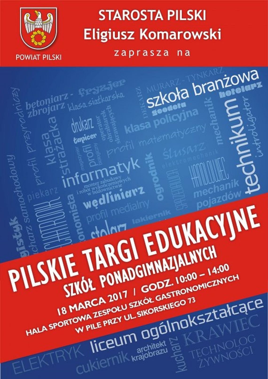 Zapraszamy na Pilskie Targi Edukacyjne - już w najbliższą sobotę