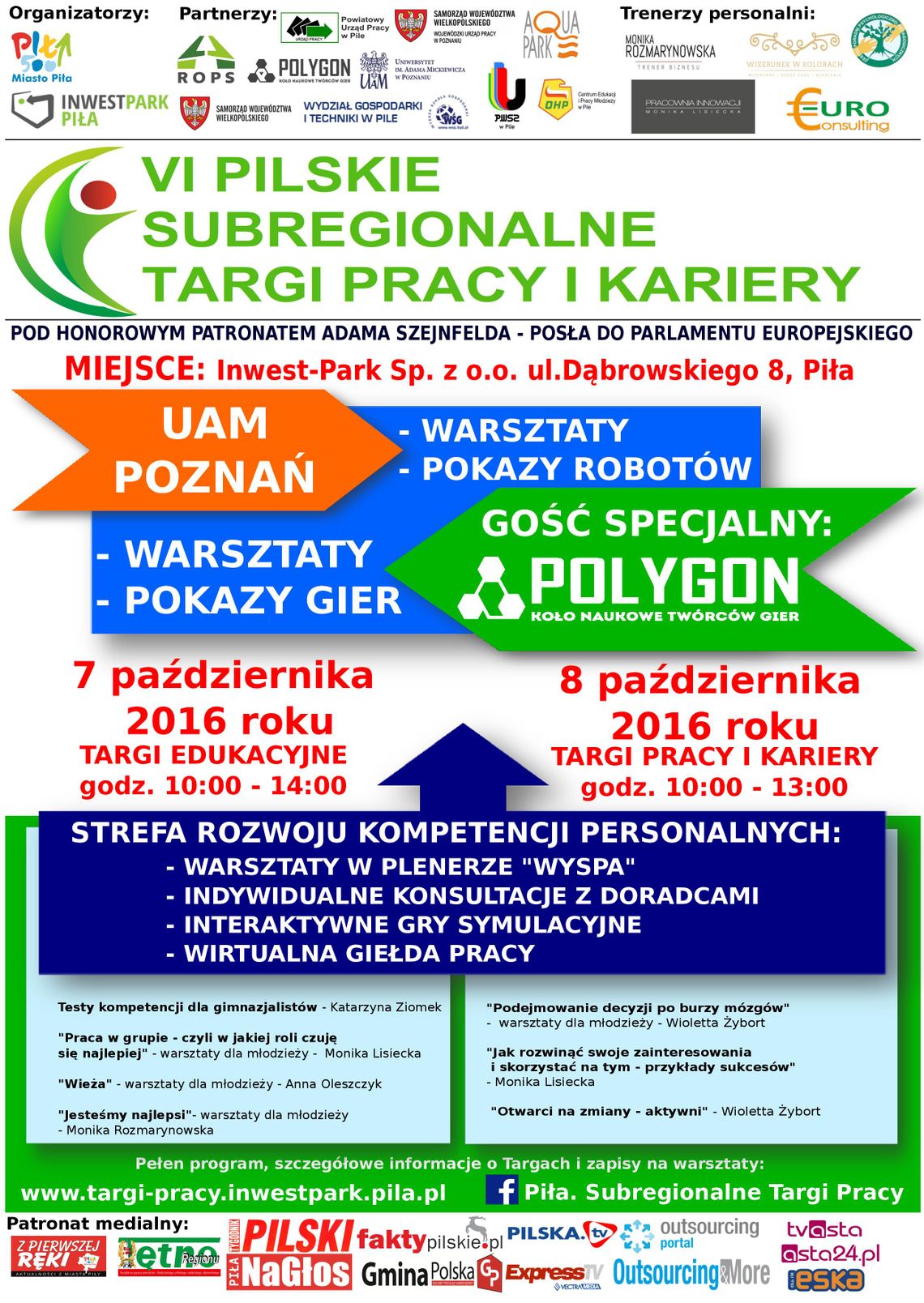  Zapraszamy na VI Pilskie Subregionalne Targi Pracy i Kariery już w ten weekend