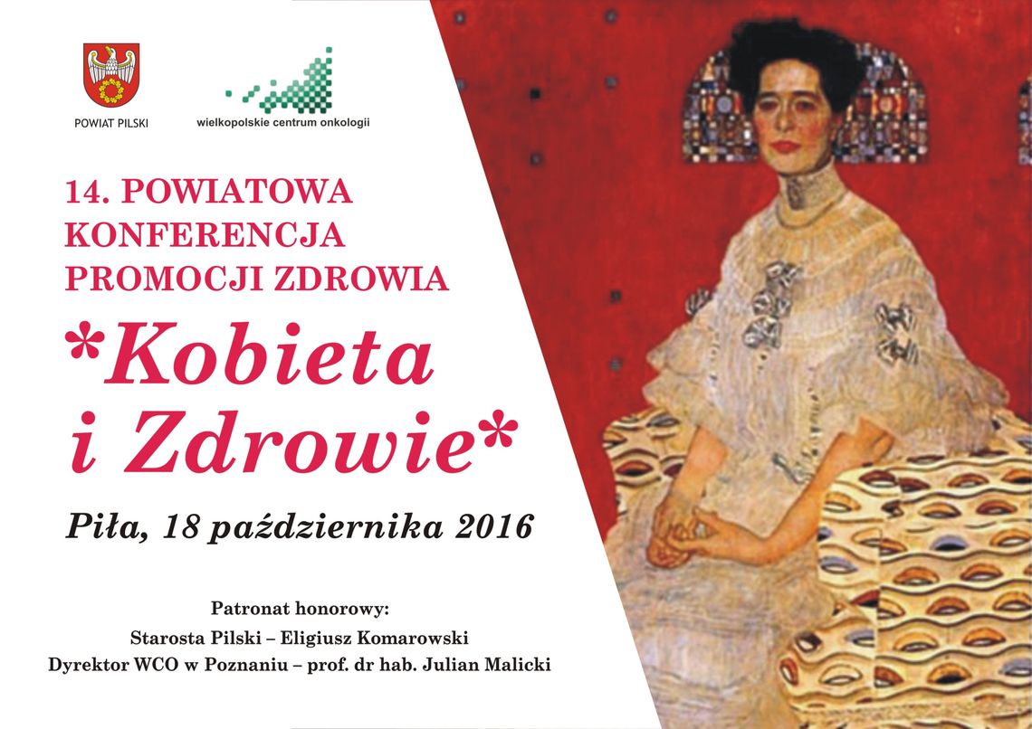 Zaproszenie na konferencję "Kobieta i zdrowie"