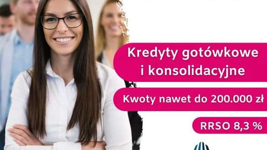 Konsolidacja kredytów z dodatkową gotówką do 200 tys. RRSO 8,3