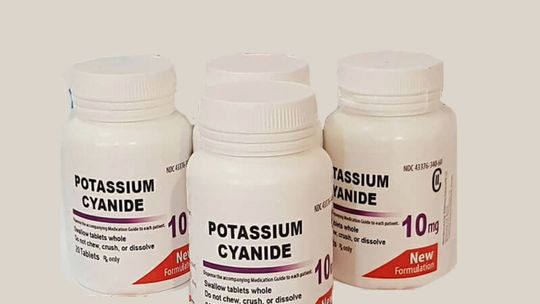 Cyjanek potasu, batrachotoksyna, nembutal, toksyna botulinowa, pentobarbital (tabletki i proszek, pł