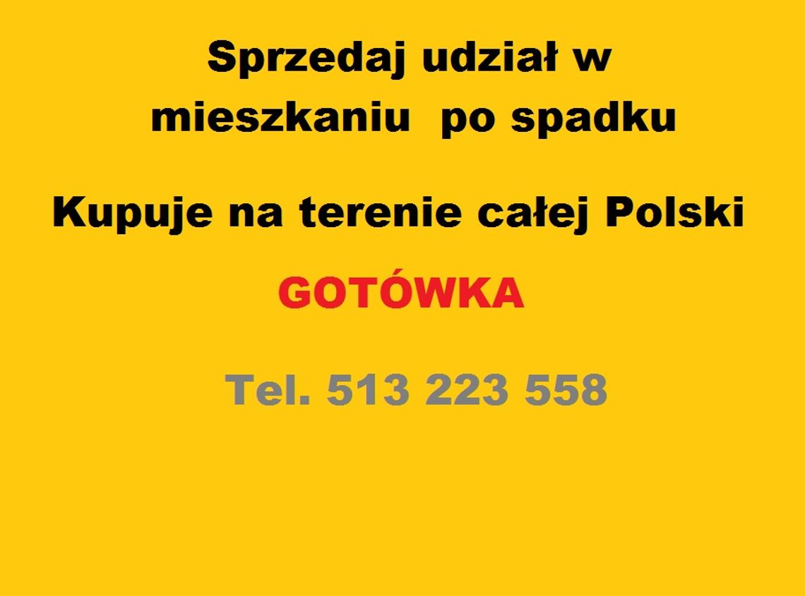 4)Wykup udziałów na terenie całej Polski!