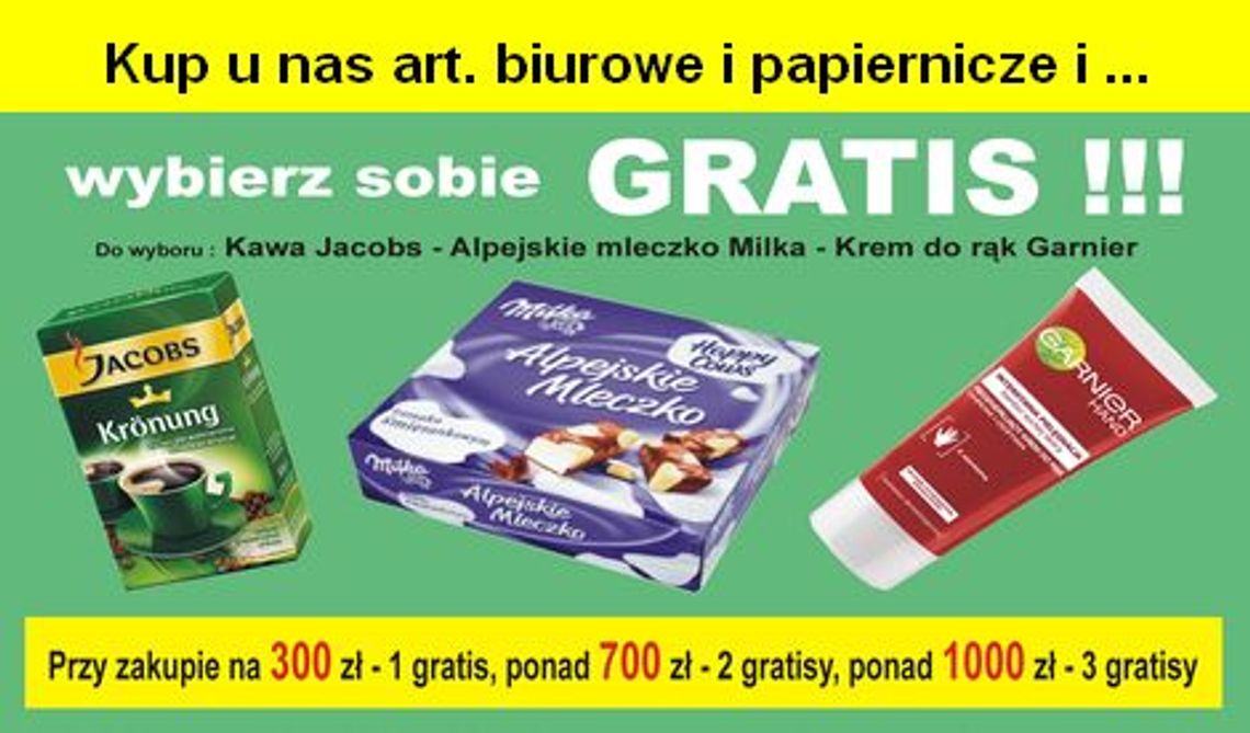 Promocja - kup przybory biurowe