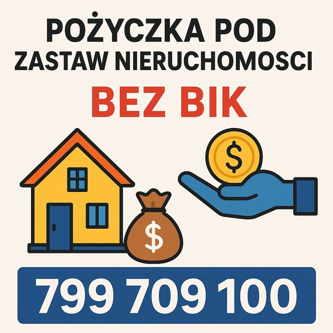 Pożyczka pod zastaw nieruchomości - bez BIK Pożyczka pod zastaw nieruchomości - bez BIK