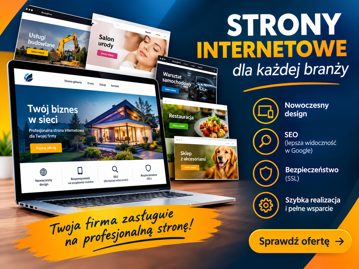 Strona internetowa dla firmy remontowej i jej promocja w pakiecie - od 590 zł Strona internetowa dla firmy remontowej i jej promocja w pakiecie - od 590 zł